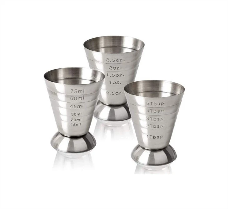 Stainless Steel Measuring Jiggers Stainless Steel Measuring Jiggers
